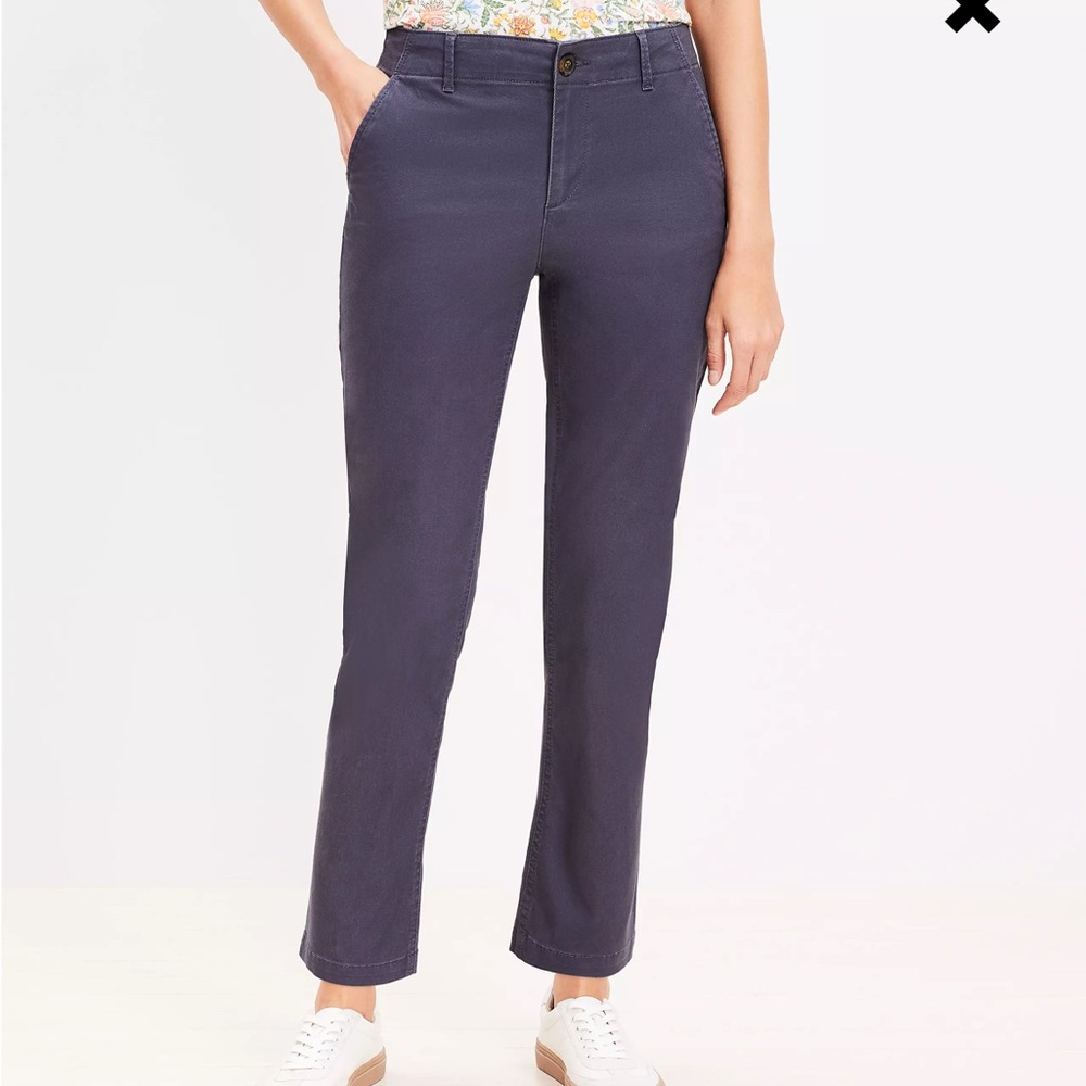 Loft Women’s Monroe Slim Pant 12 Navy